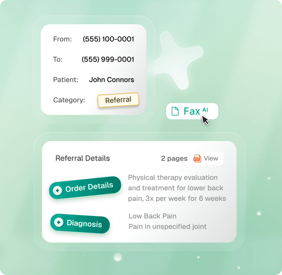 Fax and Referrals AI Fax and Referrals AI